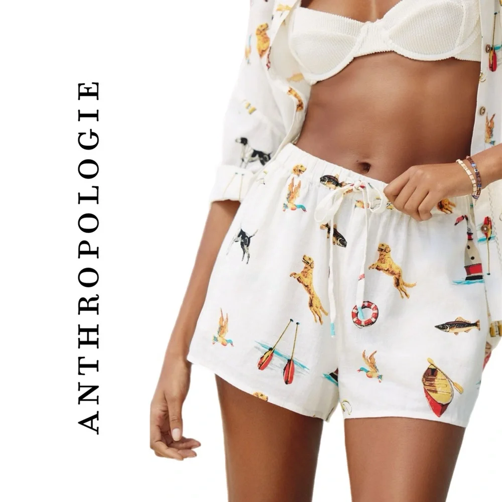Anthropologie Pull-On Shorts